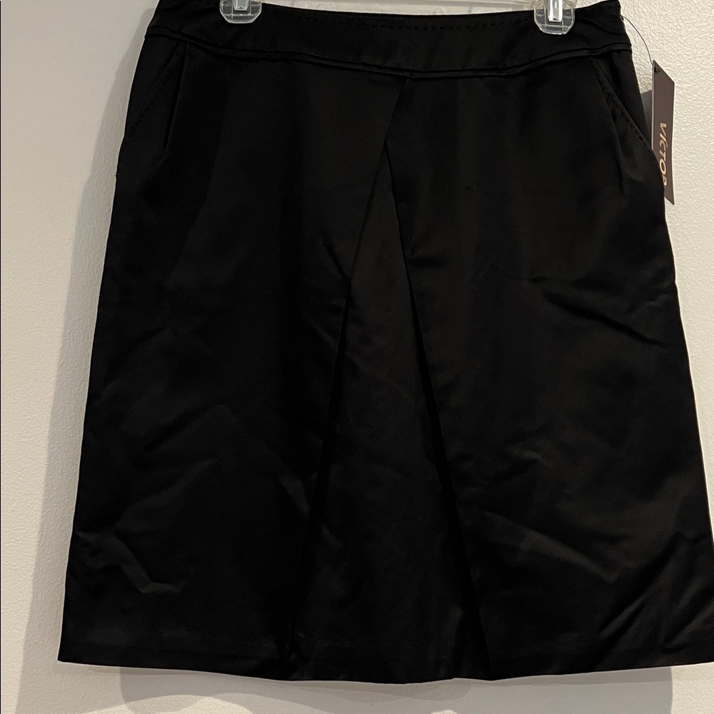 Victor Alfaro Elegant Black Mini Skirt